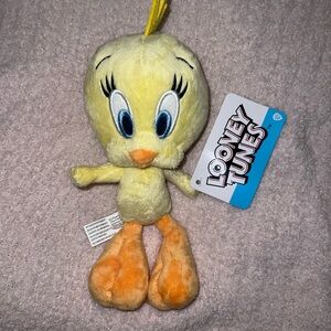 Nwt Looney Tunes Tweety Beanbag 9” Plush
